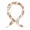 A La Bandana Blockprint Mustard Flower