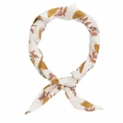 A La Bandana Blockprint Mustard Flower