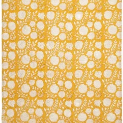 A La Bandana Blockprint Mustard