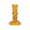 A La Kandelaar Antique Glass Mustard
