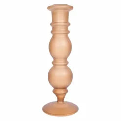 A La Kandelaar Frosted Glass Coral