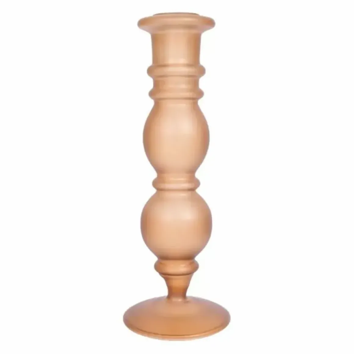 A La Kandelaar Frosted Glass Coral