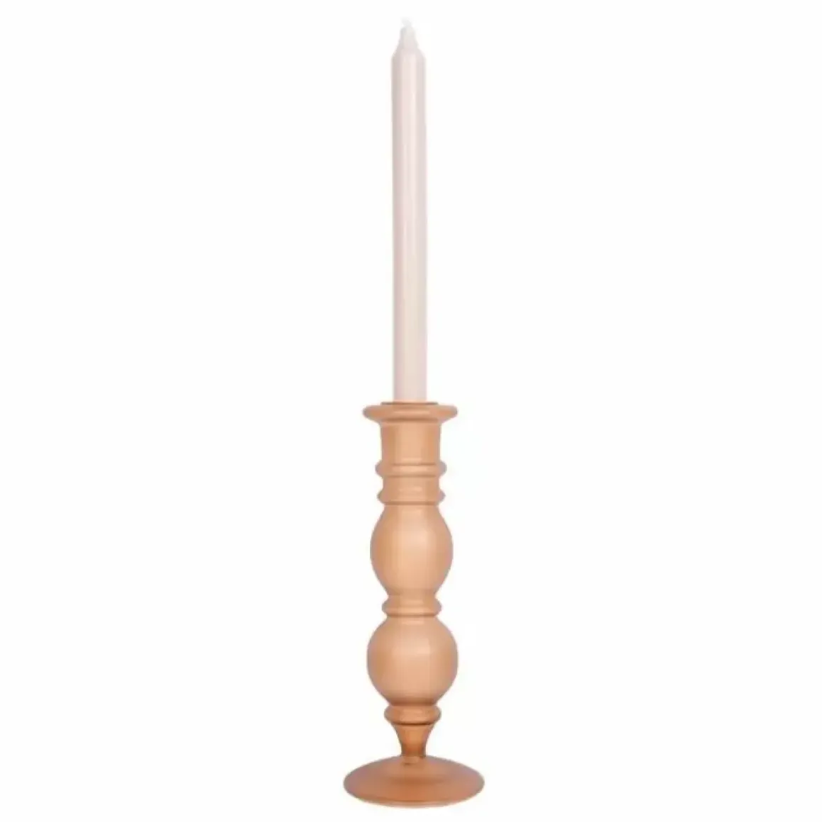 A La Kandelaar Frosted Glass Coral