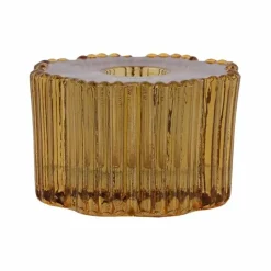 A La Kandelaar Ribbed Flower Mustard