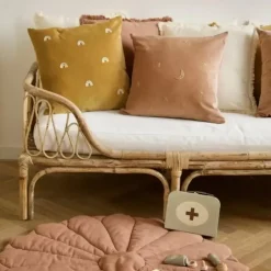 A La Kussenhoes Velvet Rainbows Mustard