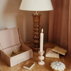 A La Opbergdoos Vierkant Floral Beige