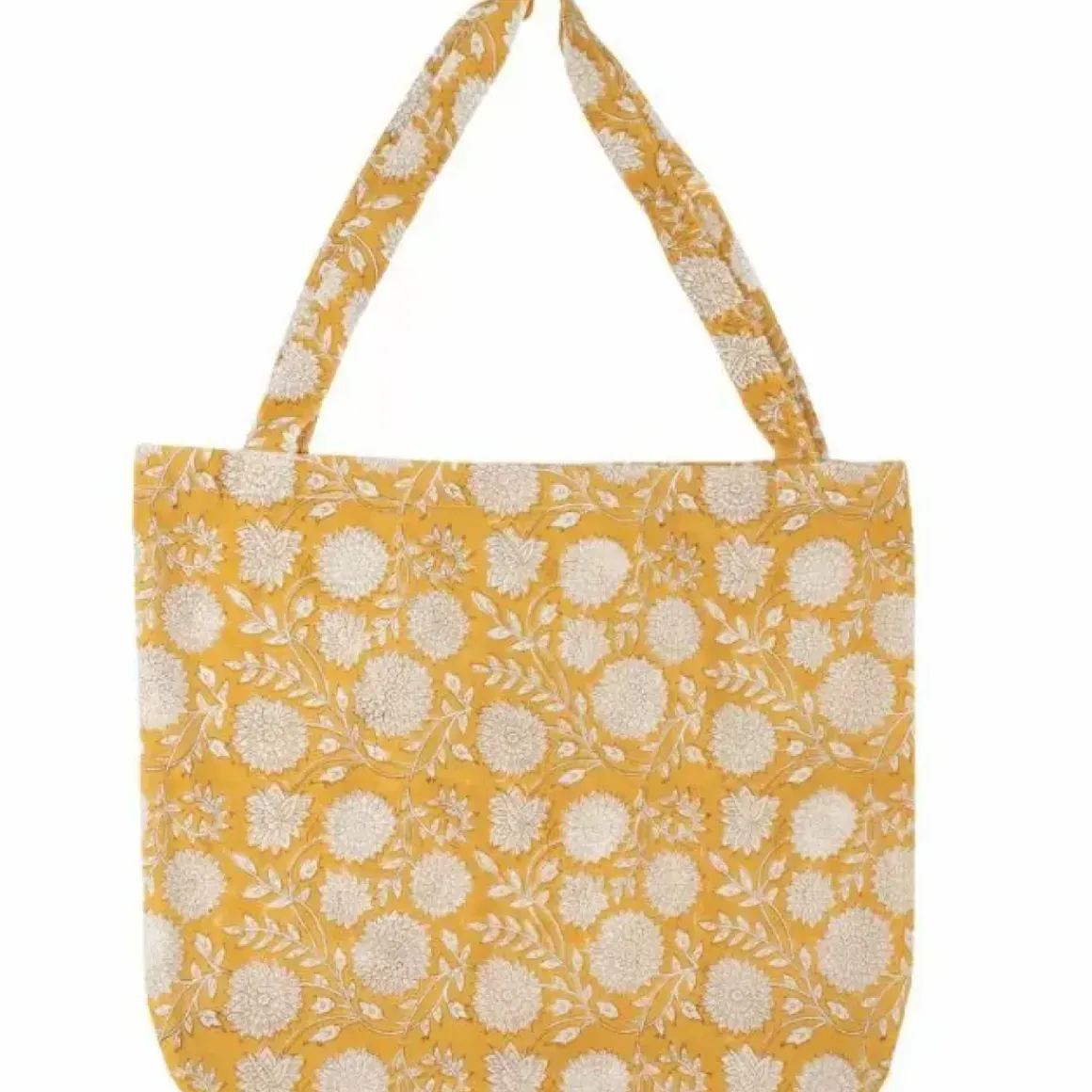 A La Tas Blockprint Mustard