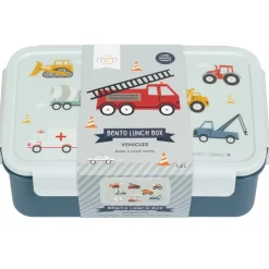 A Little Lovely Company Bento Lunchbox Voertuigen