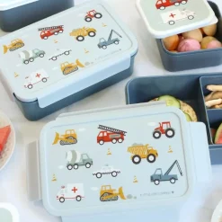 A Little Lovely Company Bento Lunchbox Voertuigen
