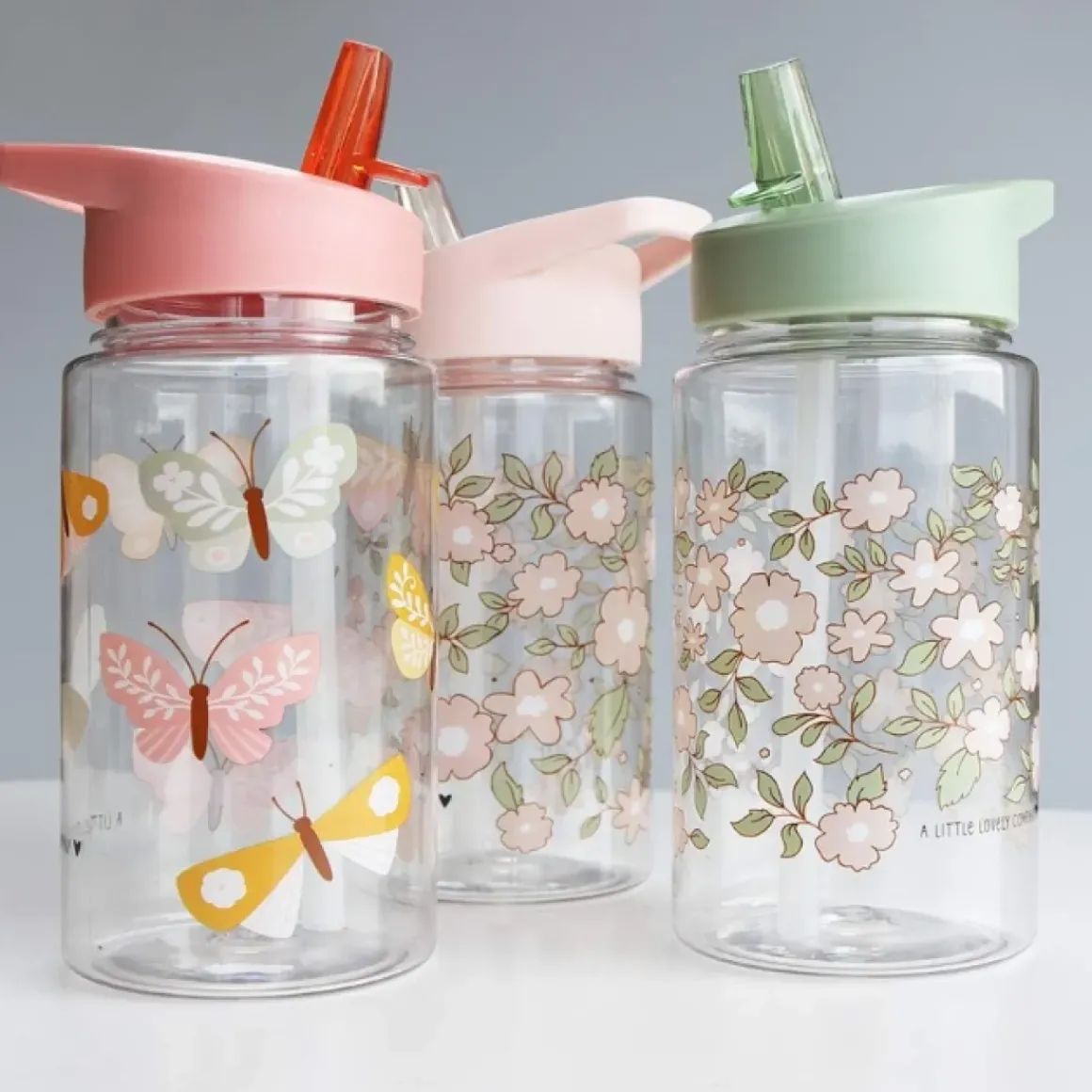 A Little Lovely Company Drinkfles Butterflies