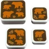 A Little Lovely Company Lunchbox & Snackbox Bears