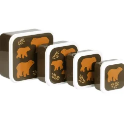 A Little Lovely Company Lunchbox & Snackbox Bears