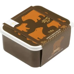 A Little Lovely Company Lunchbox & Snackbox Bears