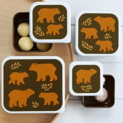 A Little Lovely Company Lunchbox & Snackbox Bears