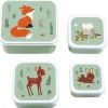 A Little Lovely Company Lunchbox & Snackbox Forest Friends