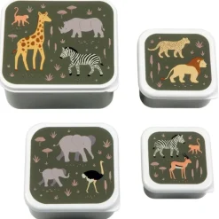 A Little Lovely Company Lunchbox & Snackbox Savanna