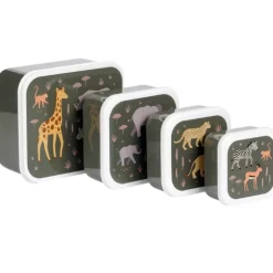 A Little Lovely Company Lunchbox & Snackbox Savanna