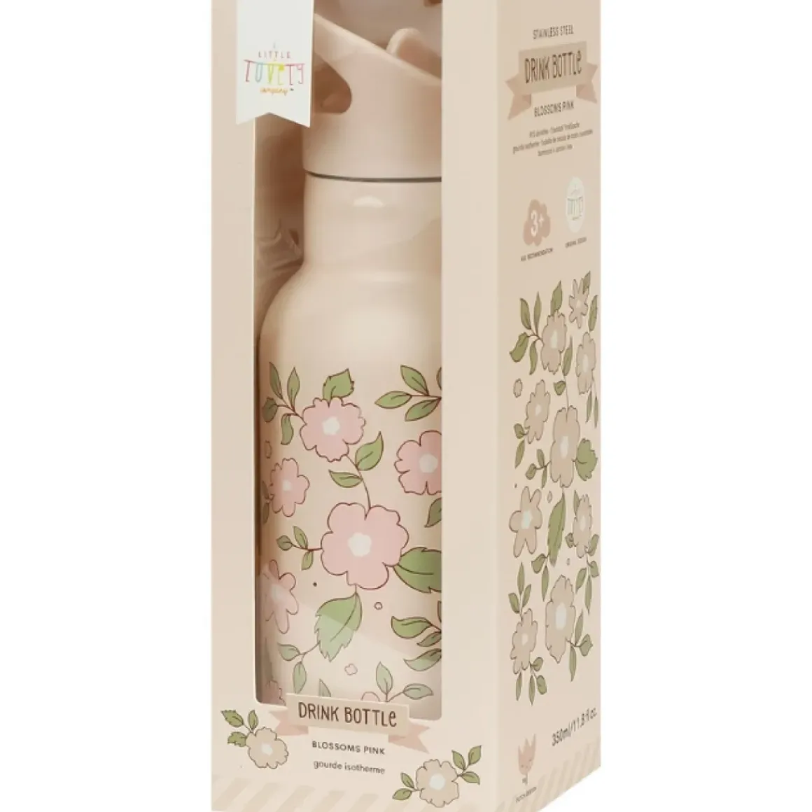 A Little Lovely Company Thermosfles Blossoms Pink