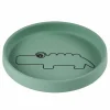 Antislip Siliconen Bord Rond Croco Groen Done By Deer