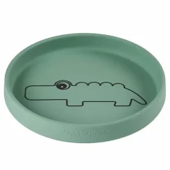 Antislip Siliconen Bord Rond Croco Groen Done By Deer