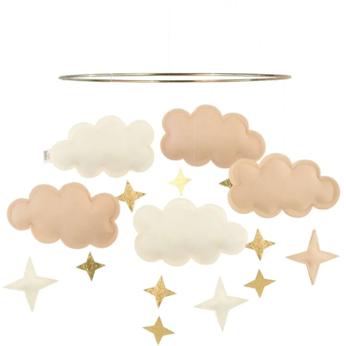 Baby Bello Mobiel Fantasy Clouds Sandy Rose