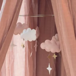 Baby Bello Mobiel Fantasy Clouds Sandy Rose