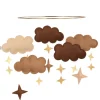 Baby Bello Mobiel Fantasy Clouds Pecan Wood