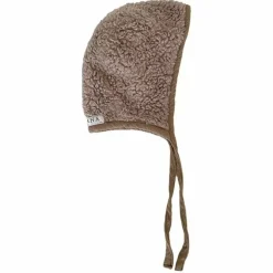 Babymuts Bonnet Teddy Taupe (0-6 Maanden) Ilmaha