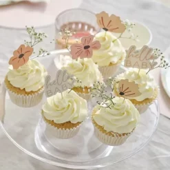 Babyshower Cupcake Prikkers | Ginger Ray - Bloemig & Zoet