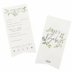 Babyshower Invulkaarten Botanical Baby (10St) Ginger Ray