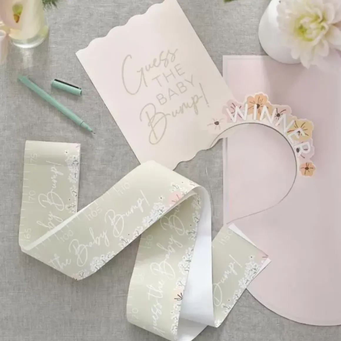 Babyshower Spel Floral Baby Ginger Ray