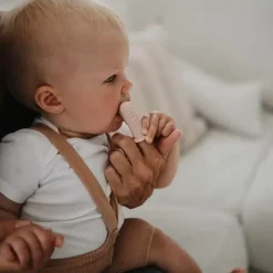 Baby Tandenborstel Shifting Sand/Blush Mushie & Co