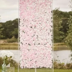 Backdrop Bloemen Roze-Wit A Touch Of Pampas Ginger Ray