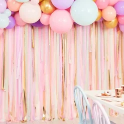 Backdrop Pastel Streamers En Ballonnen Mix It Up Ginger Ray