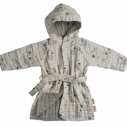 Badjas Sea Friends Grey (3-4 Jaar) Done By Deer