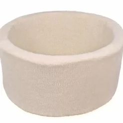 Ballenbak Xl Exclusive Rond 90X40 Teddy Ecru