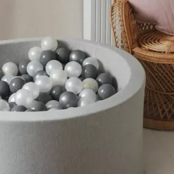 Ballenbak Xl Rond 90X40 Lichtgrijs Moje