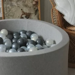 Ballenbak Xl Rond 90X40 Lichtgrijs Moje