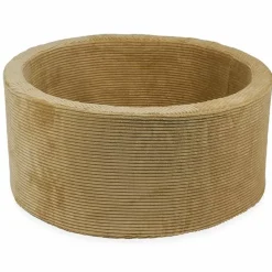 Ballenbak Xl Rond 90X40 Rib Velvet Sand Moje