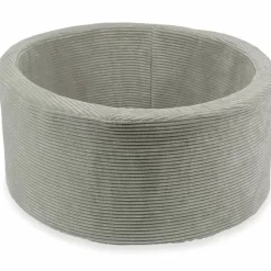 Ballenbak Xl Rond 90X40 Rib Velvet Grey Moje