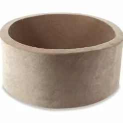 Ballenbak Xl Rond 90X40 Soft Velvet Dark Beige Moje
