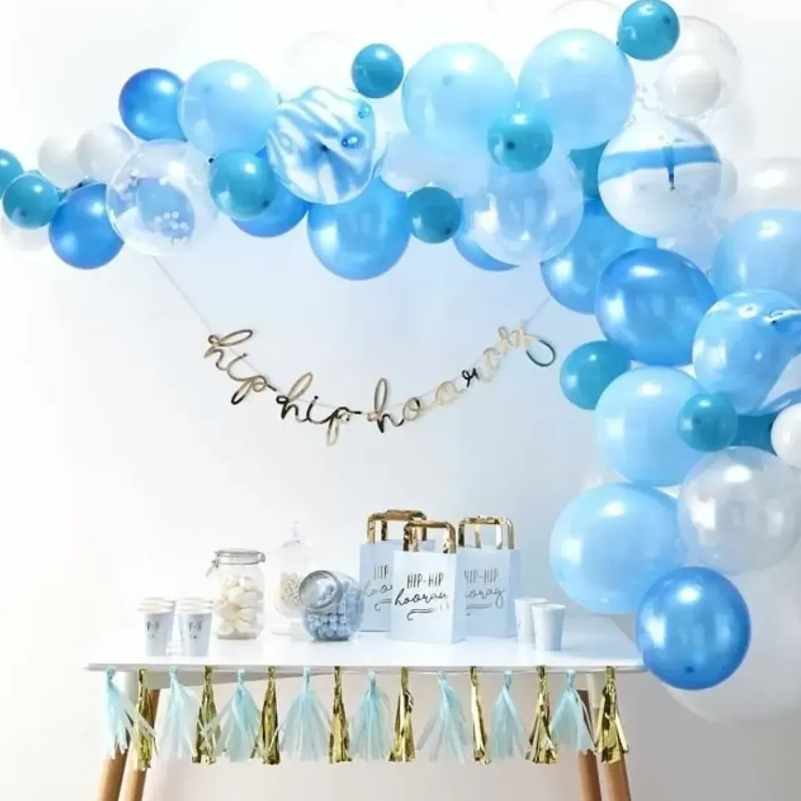 Ballonnenboog Blauw Ginger Ray
