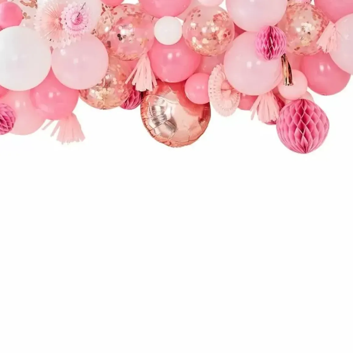 Ballonnenboog Met Decoratie Roze Mix It Up Ginger Ray