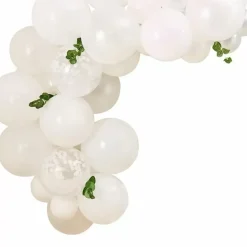 Ballonnenboog Wit Met Eucalyptus Ginger Ray