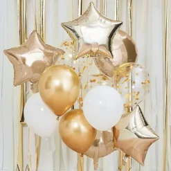 Ballonnenmix Goud Mix It Up (12St) Ginger Ray