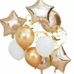 Ballonnenmix Goud Mix It Up (12St) Ginger Ray