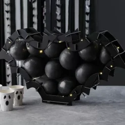 Ballonnenmozaiek Vleermuis Met Lichtjes Fright Night