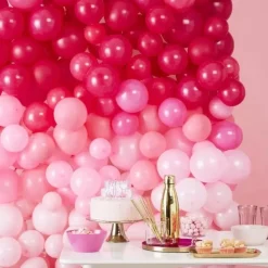 Ballonnenmuur Ombre Roze Star Gazer Ginger Ray