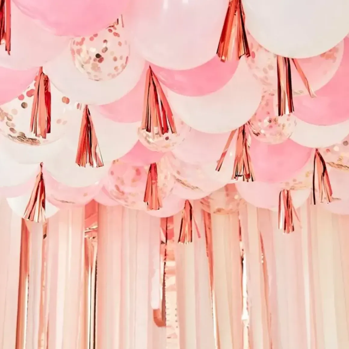 Ballonnen Plafond Kit Roze Mix It Up Ginger Ray