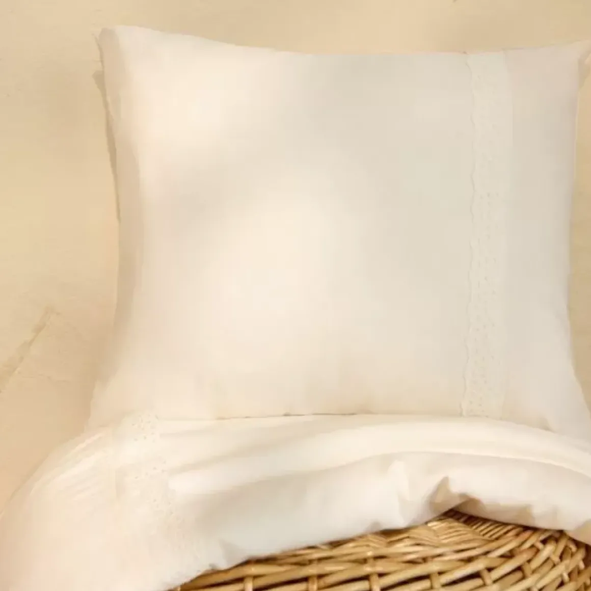 Beddengoed Junior Vera Eyelet Natural (100X150) Nobodinoz